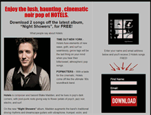 Tablet Screenshot of hotelsmusic.com